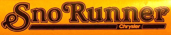 Rare Yellow SnoRunner tank decal